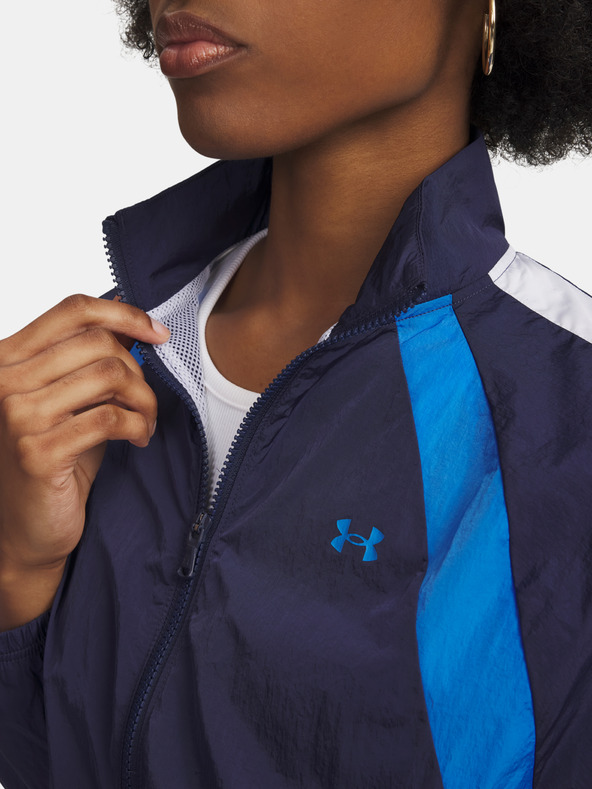 Under Armour Dámská bunda Under Armour UA Icon Crinkle Jacket-BLU