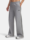 Under Armour Dámské sportovní kalhoty Under Armour Icon HWT Flc Puddle Pant-GRY