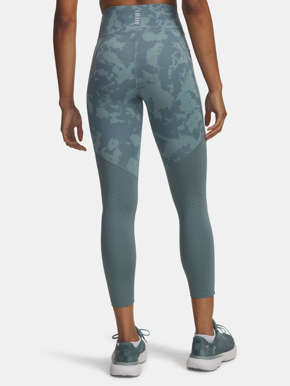 Under Armour Dámské legíny Under Armour UA Launch Ankle Print Tights-BLU