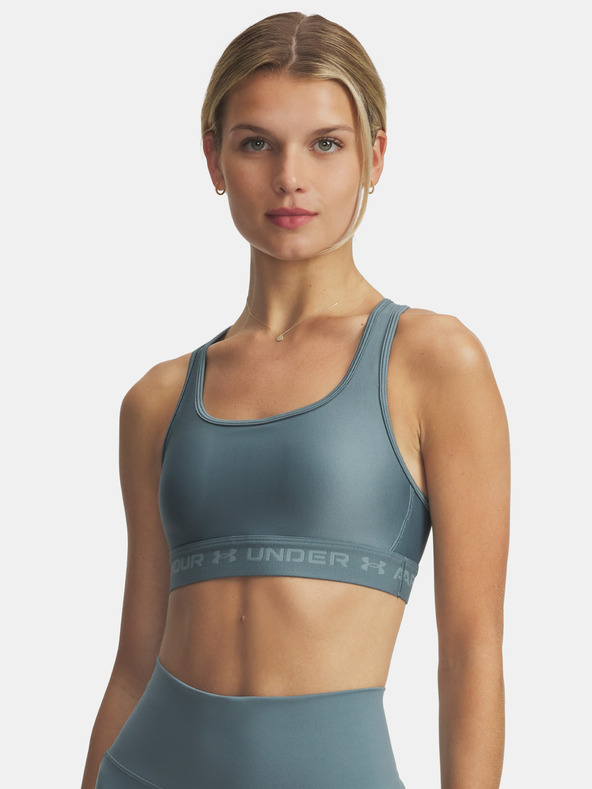 Under Armour Dámská podprsenka Under Armour Crossback Mid Bra-BLU