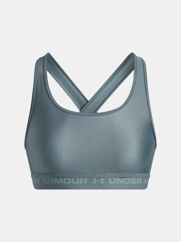 Under Armour Dámská podprsenka Under Armour Crossback Mid Bra-BLU