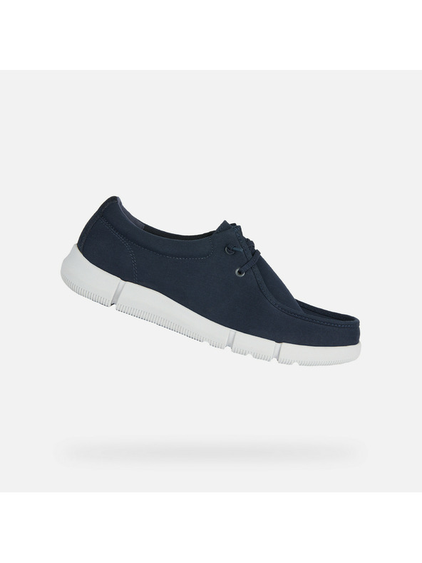 Geox Tmavě modré pánské mokasíny Geox Adacter