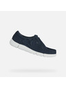 Geox Tmavě modré pánské mokasíny Geox Adacter