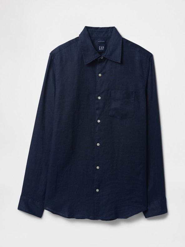 GAP Lněná košile Classic Shirt GAP