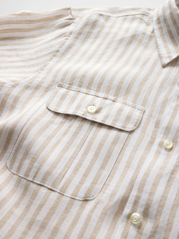 GAP Lněná košile Classic Shirt GAP