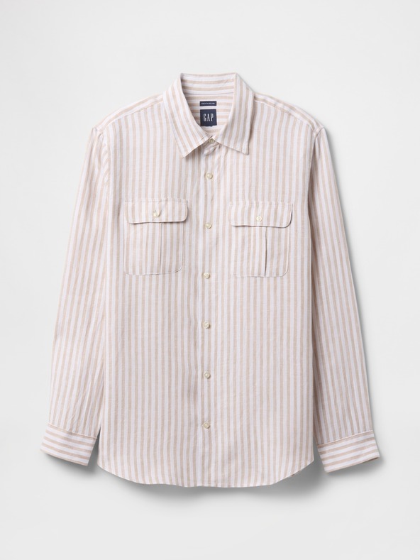 GAP Lněná košile Classic Shirt GAP