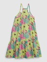 GAP Dětské květované šaty na ramínka GAP
