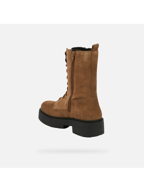 Geox Hnědá dámská kotníková obuv Geox Spherica EC7