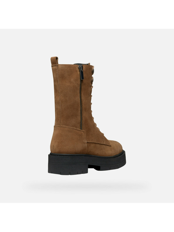 Geox Hnědá dámská kotníková obuv Geox Spherica EC7