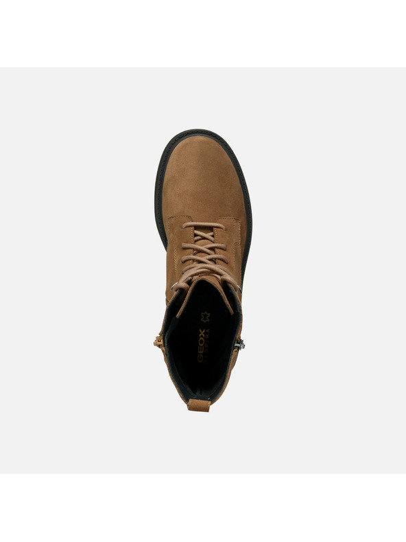 Geox Hnědá dámská kotníková obuv Geox Spherica EC7