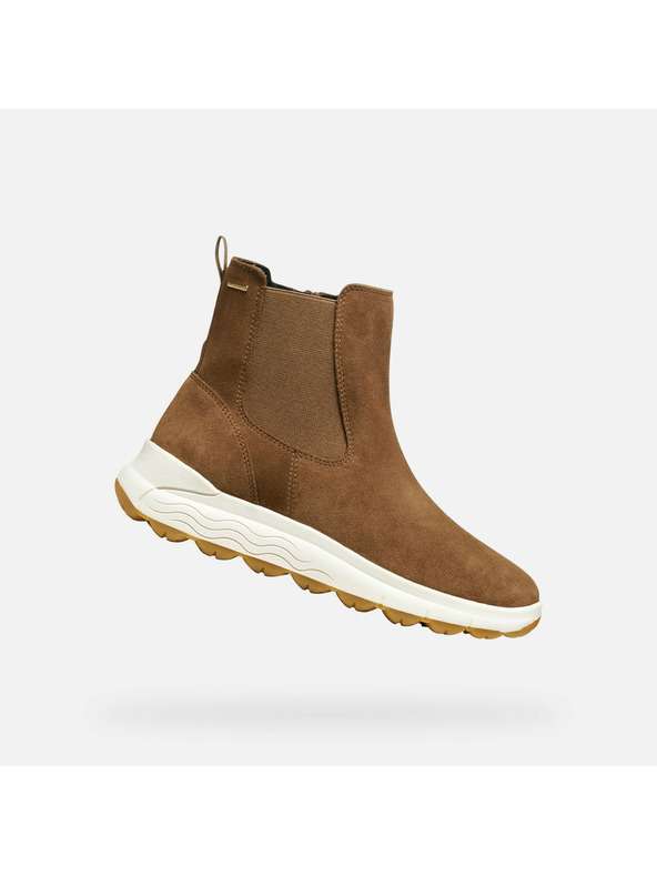 Geox Světle hnědá dámská kotníková obuv Geox Spherica 4x4 B ABX