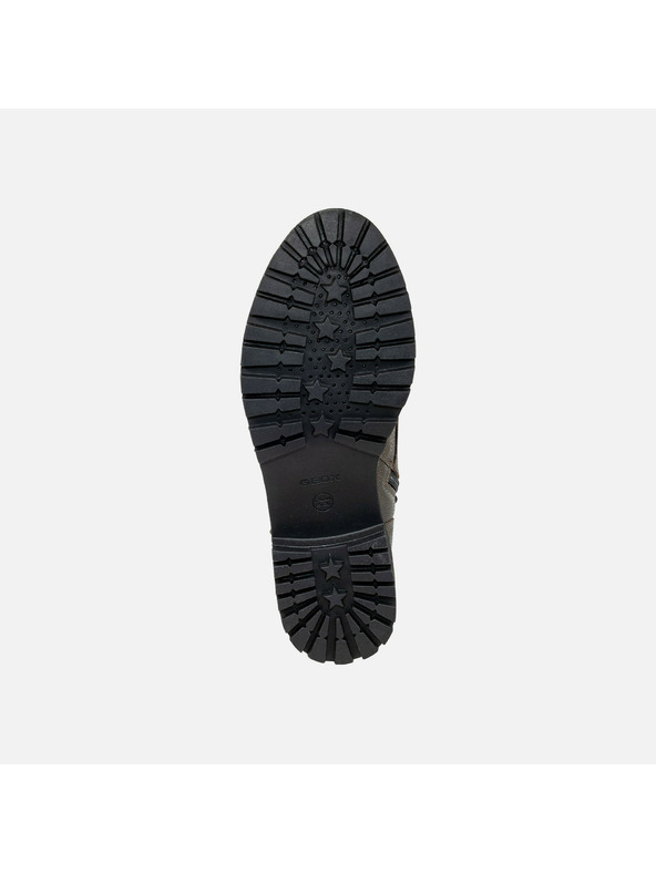 Geox Hnedá dámská kotníková obuv Geox Hoara