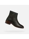 Geox Tmavě hnědá dámská kotníková obuv Geox Camexia