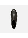 Geox Tmavě hnědá dámská kotníková obuv Geox Camexia