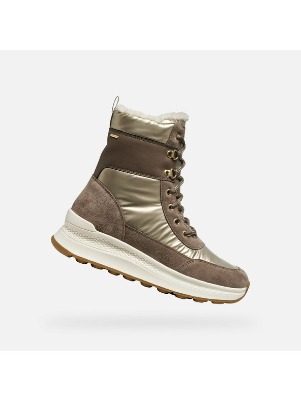 Geox Hnědá dámská kotníková obuv Geox Spherica Actif X2