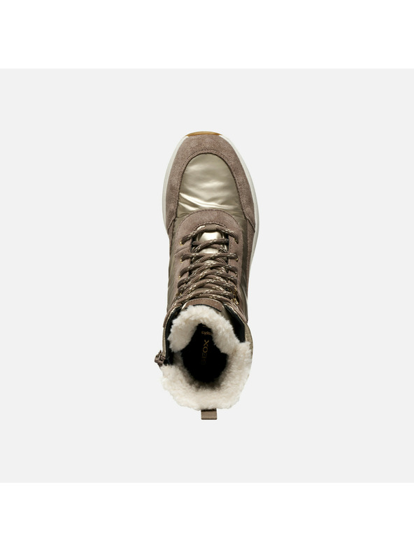 Geox Hnědá dámská kotníková obuv Geox Spherica Actif X2