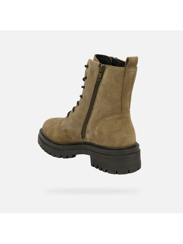 Geox Khaki dámská kotníková obuv Geox Iridea