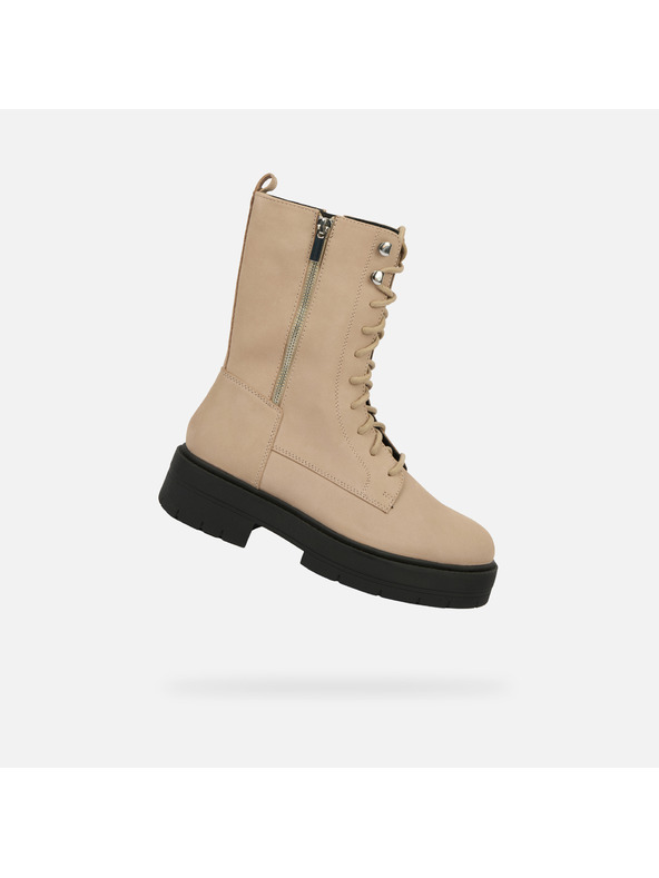 Geox Béžová dámská kotníková obuv Geox Spherica EC7