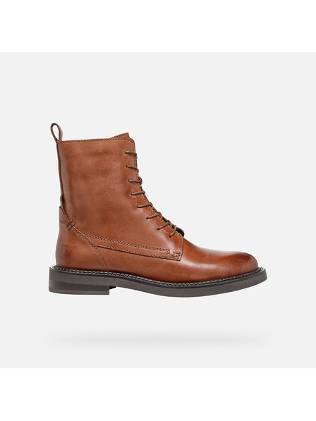 Geox Světle hnědá dámská kotníková obuv Geox Serilda