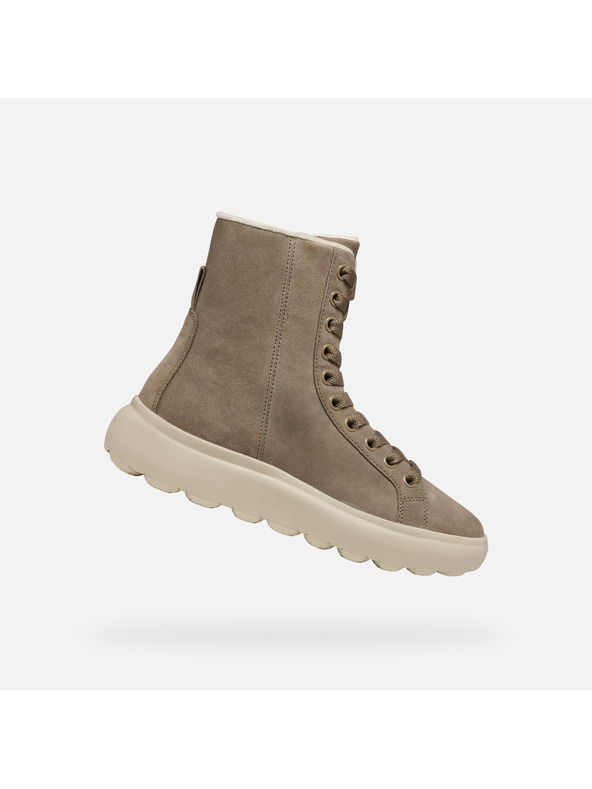 Geox Béžová dámská kotníková obuv Geox Spherica EC4.1