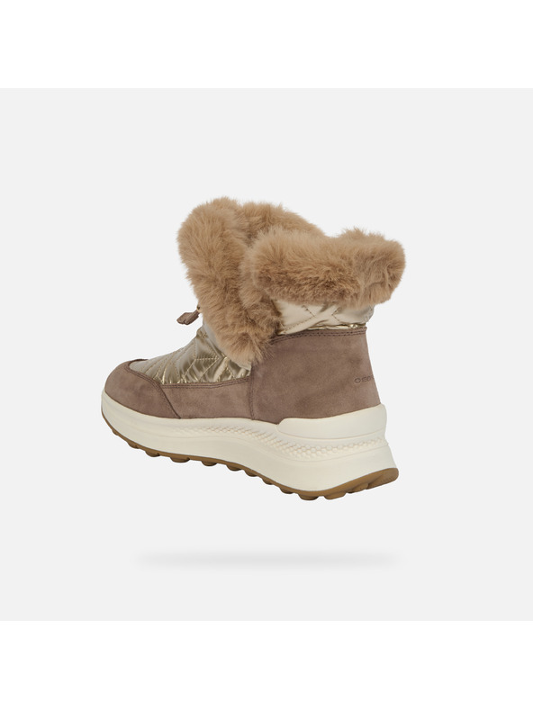 Geox Hnědá dámská kotníková obuv Geox Spherica Actif X2