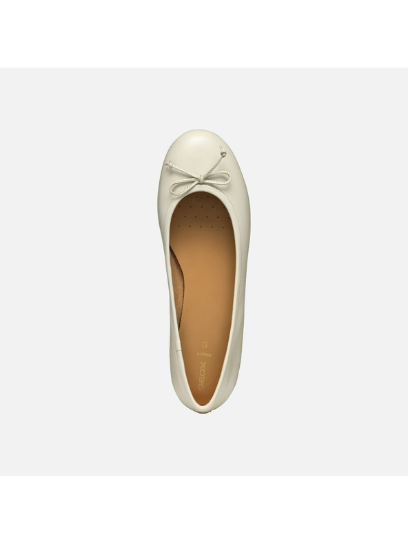 Geox Krémové dámské baleríny Geox Palmaria