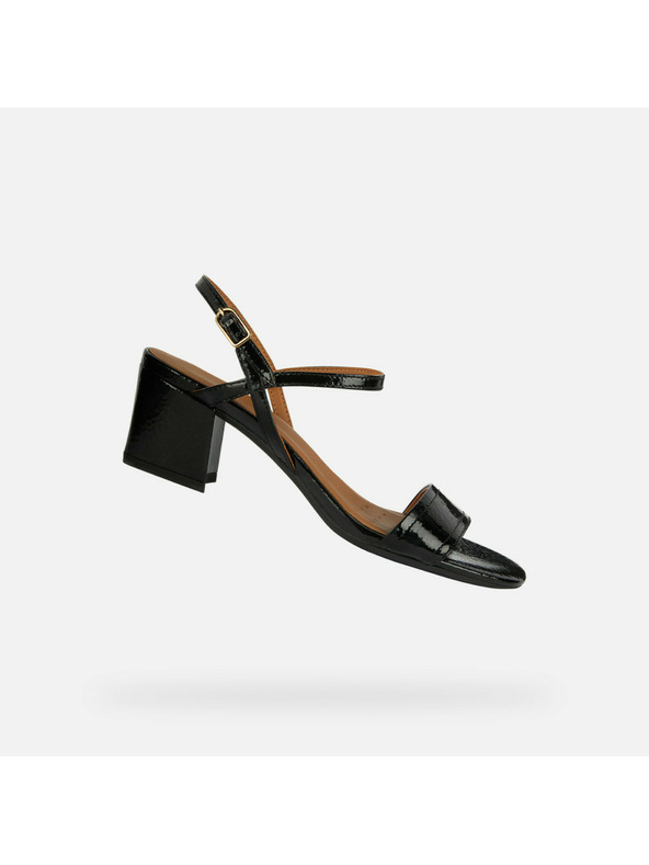 Geox Černá dámská obuv na podpatku Geox New Eraklia 50