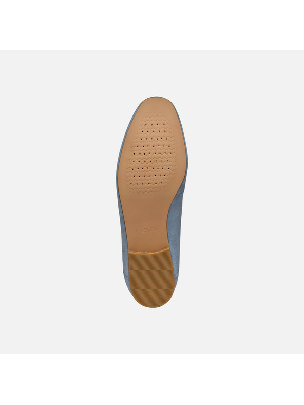 Geox Světle modré dámské mokasíny Geox Mantinea