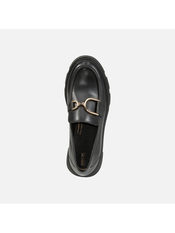Geox Černé dámské mokasíny Geox Vilde