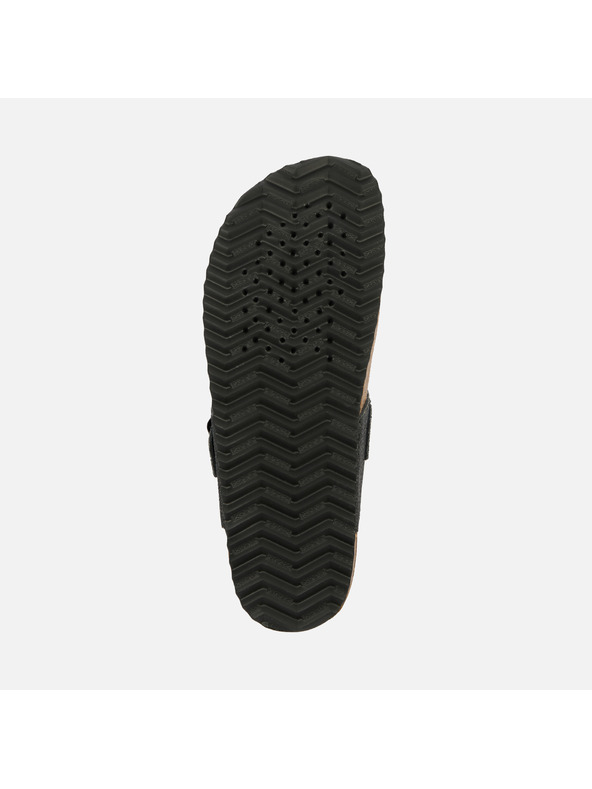 Geox Tmavě šedé dámské pantofle Geox Brionia