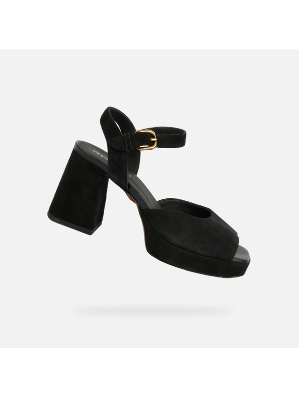 Geox Černé dámské sandály Geox Soledea