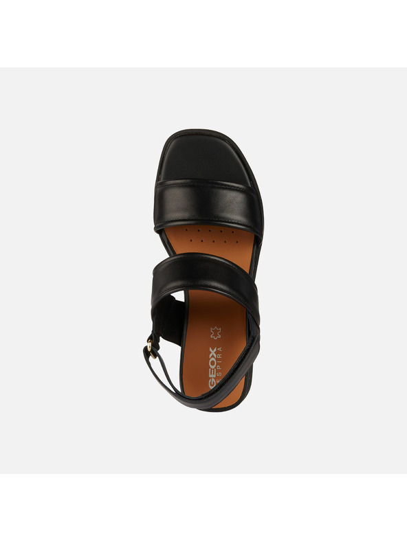 Geox Černá dámská obuv na klínku Geox Spherica EC6