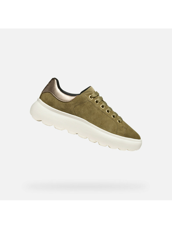 Geox Khaki dámské tenisky Geox Spherica EC4.1