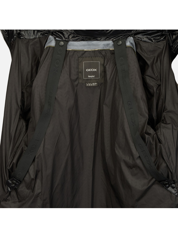 Geox Černá dámská péřová bunda Geox Serilda