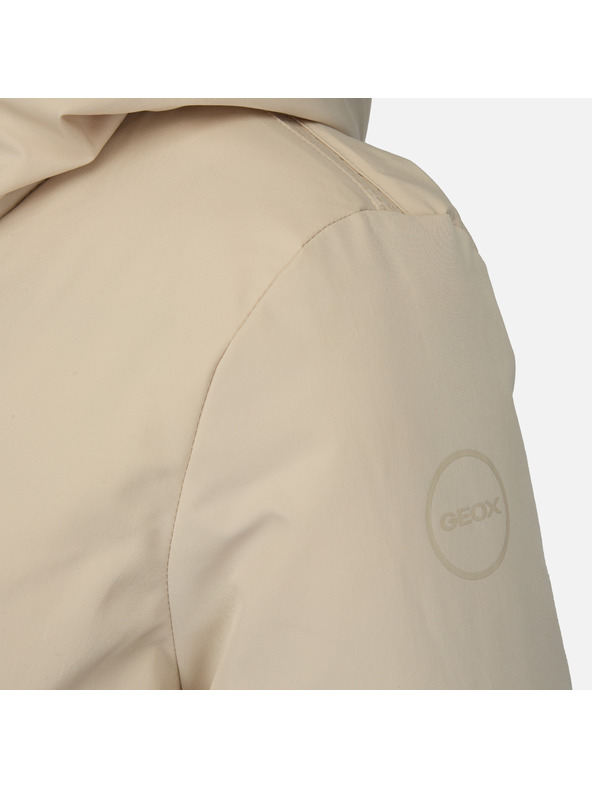 Geox Zelená dámská péřová bunda Geox Spherica