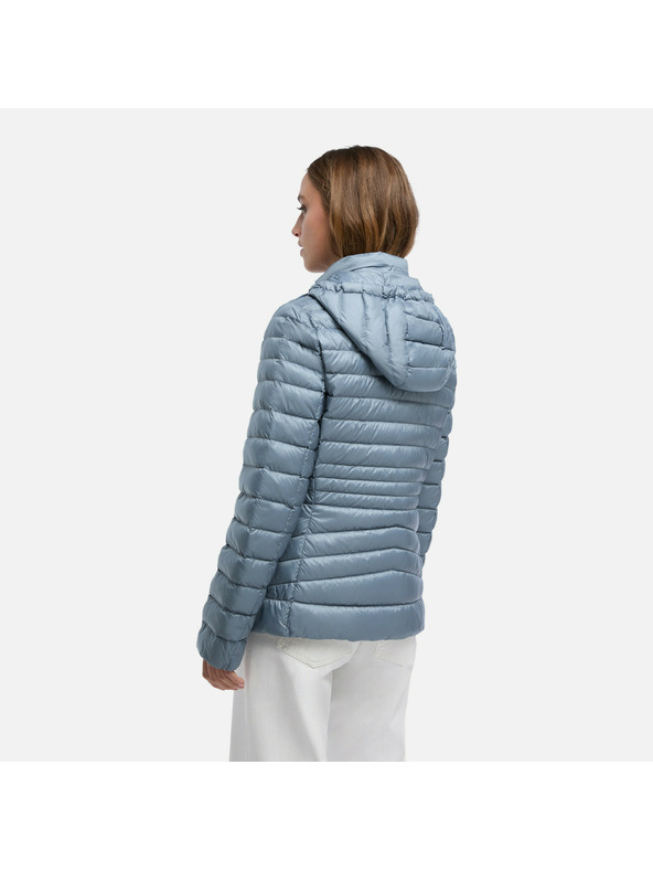 Geox Světle modré dámské péřové bundy Geox Jaysen