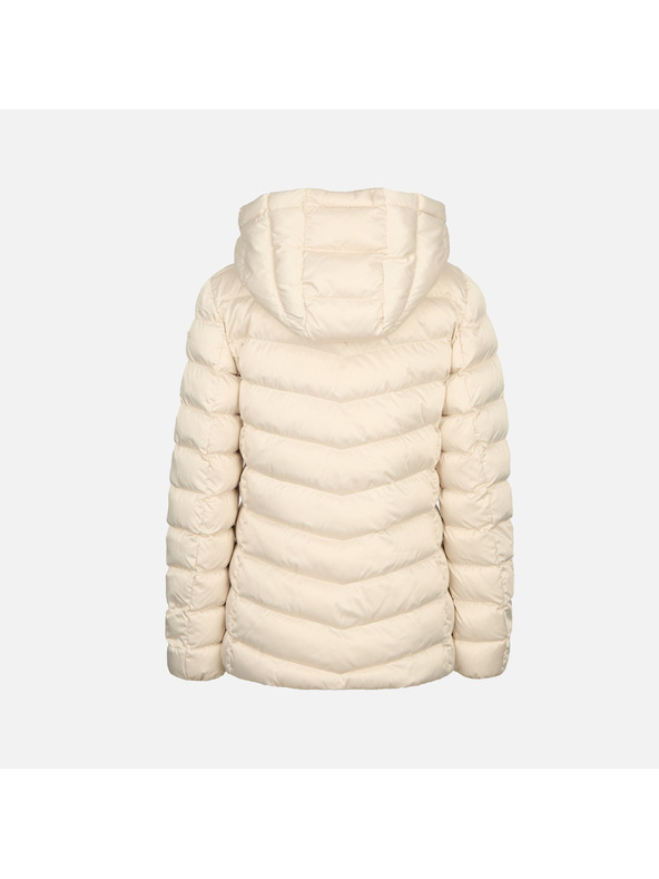 Geox Krémová dámská péřová bunda Geox Zosma