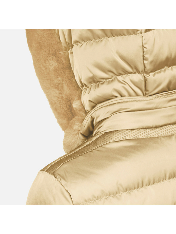 Geox Béžová dámská péřová bunda Geox Bettanie