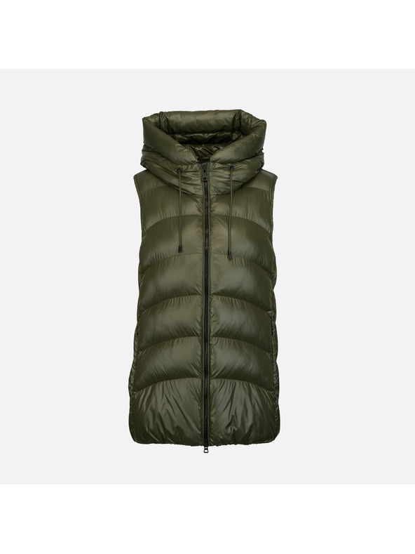 Geox Khaki dámská vesta Geox Bleyze