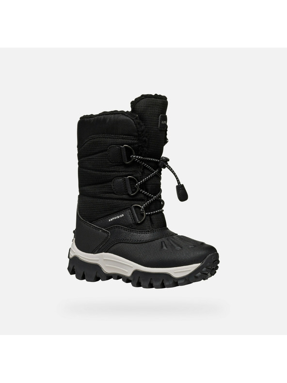 Geox Černá chlapecká zimní obuv Geox Himalaya ABX