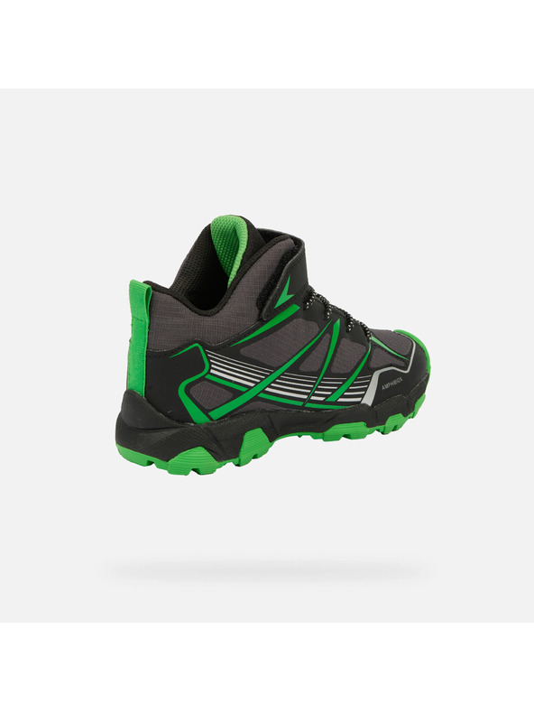 Geox Šedá chlapecká kotníková obuv Geox Magnetar B ABX