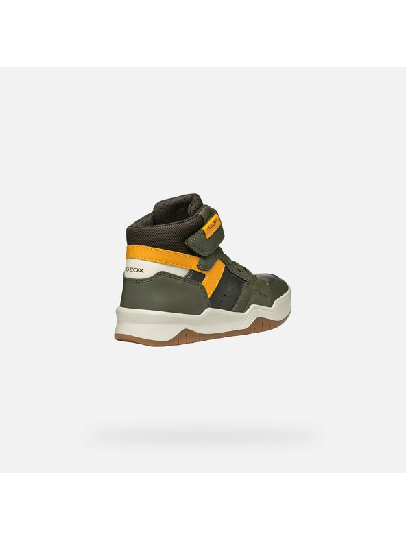 Geox Khaki chlapecká kotníková obuv Geox Perth Boy