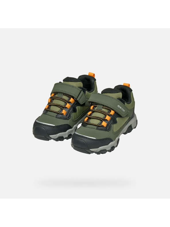 Geox Zelené chlapecké tenisky Geox Magnetar Boy B ABX