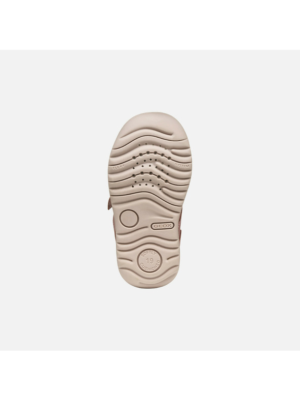 Geox Růžové dívčí boty pro první krůčky Geox Macchia