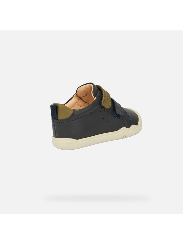 Geox Šedá chlapecká barefoot obuv pro první krůčky Geox Steppieup