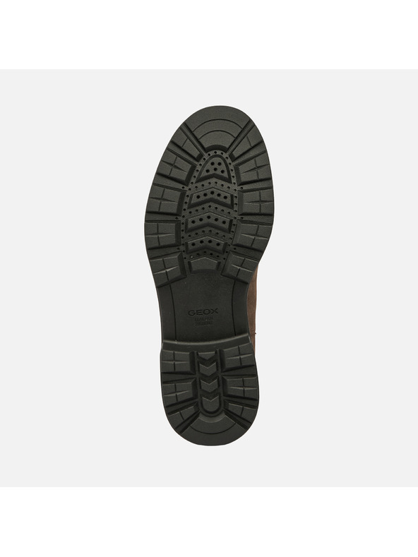 Geox Hnědá pánská kotníková obuv Geox Meiern