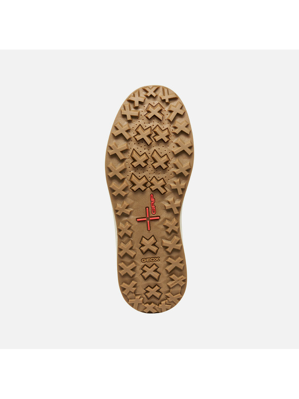 Geox Světle hnědá pánská kotníková obuv Geox Granito + Grip