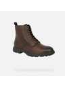Geox Hnědá pánská kotníková obuv Geox Meiern