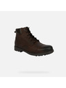 Geox Tmavě hnědá pánská kotníková obuv Geox Rhadalf