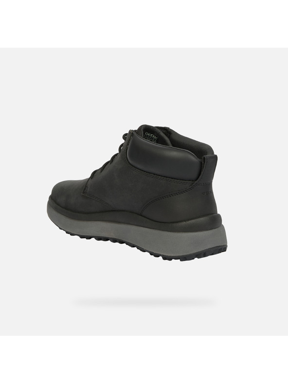 Geox Černá pánská kotníková obuv Geox Granito + Grip